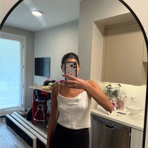 White Spaghetti Strap Top